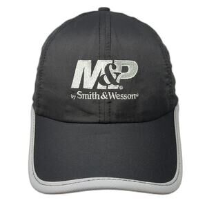 M&P By Smith & Wesson Strapback Baseball Cap Black One Size Embroidered 6 Panel